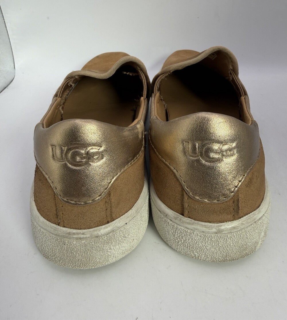 UGG slip On Sneaker Women's Sz 5.5 Chestnut Suede 1019217 Brown Shoes - Picture 7 of 7